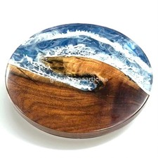 Piatto Tavolino Cerchio Resina