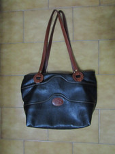 Borsa pelle bicolore donna - borsa, di
