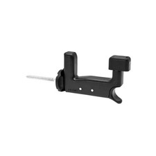 FERMAIMPOSTE IN PLASTICA GRILLO NERO  70 MM** (25,0 PZ)