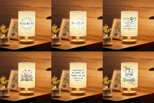 Lampada LED Tessuto Cristiana