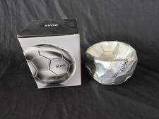 Pallone cuoio calcio pubblicitario BOX Hugo BOSS mai gonfiato