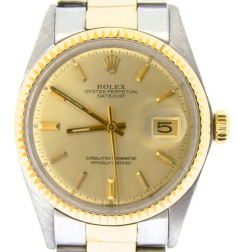 Rolex datejust uomo - 2toni, oro