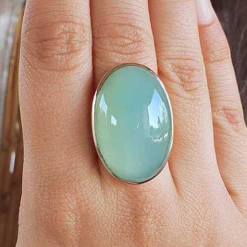 Anello fatto mano royal - a, aqua