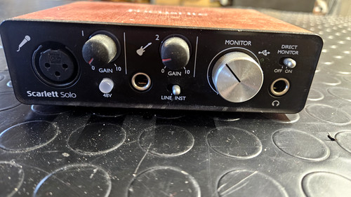 Focusrite scarlett solo 2nd - focusrite,