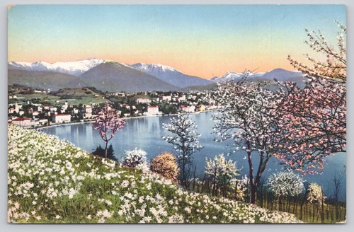 Cartolina lugano svizzera - lugano,