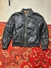 McQ Alexander McQueen giacca bomber pelle vintage anni 90