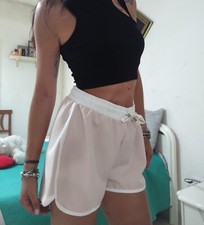 Shorts Pantaloncini donna Vita alta Rosa Zara S  Sportivo