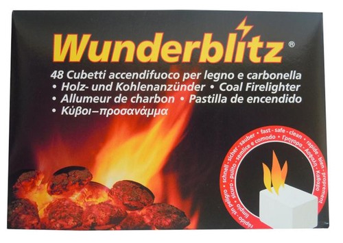 24x accendi fuoco cubetti - fuoco, in