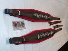 Rosso scuro 8 cm! Cinghie per