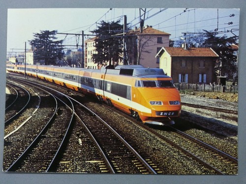 Cartolina treno tgv - cartolina,