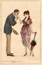BOMPARD - Art Deco - Coppietta, Romantic Couple - Ombrello, Umbrella - #109