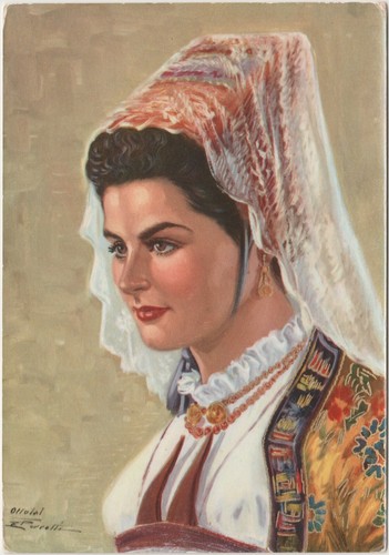 Costumi sardi ollolai - sardi,