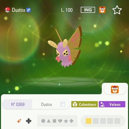 Dustox shiny 100 - 6, 100%