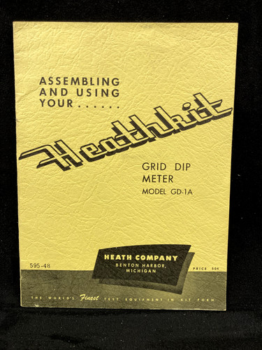 Heathkit model grid dip - heathkit, gd-1a