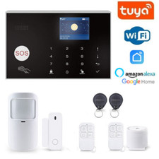 Kit Allarme antifurto Wifi GSM Casa Wireless Combinatore Tuya Alexa con sirena
