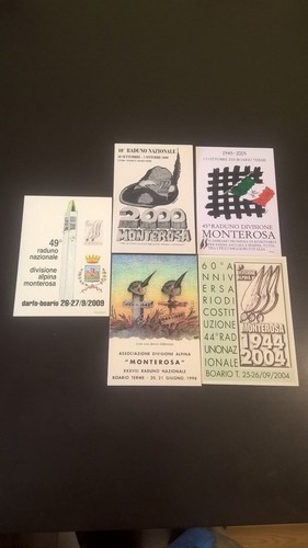 Cards raduno alpini - -,