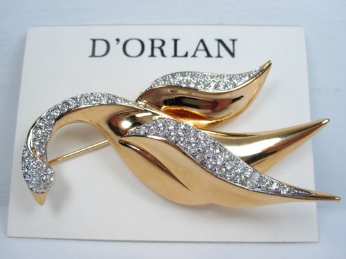 Orlan spilla cigno placcata - d'orlan,
