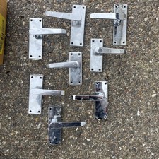 Maniglie per porte x8 cromate 