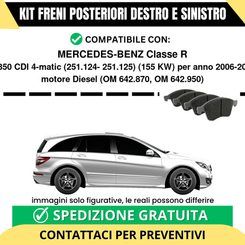 Pastiglie freno posteriori - pastiglie,