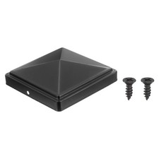 Black Galvanized Steel 4"x4"