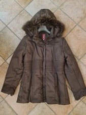 Giubbino cappuccio pelliccia ecologica