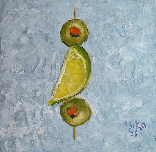 Quadro natura morta cibo - natura, verde