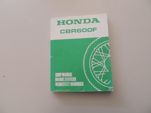 Manuale officina honda cbr - cbr, 600