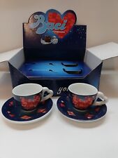 TAZZINE CAFFÈ BACI PERUGINA CON PIATTO E SCATOLA 