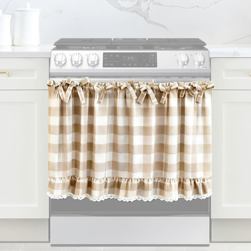 Gonna forno quadri beige - gonna,