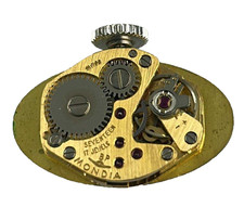 Movimento Orologio Meccanico FHF 69- 21 Carica Manuale Funzionante Per Ricambi