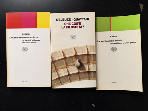 Lotto libri einaudi filosofia