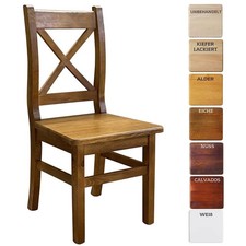 SET sedia SEDIA A CROCE LEGNO