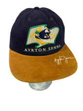Cappello Ayrton Senna Nuovo Vecchio Stock, "Campione del Mondo F1 1988,1990",1991, Blu++