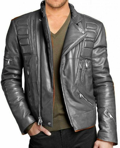 Giacca moto grigia uomo - moto, da
