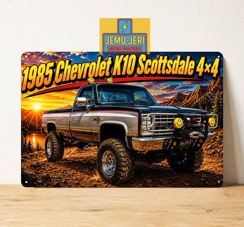Poster insegna metallo auto
