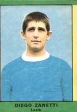 Figurina Calciatori Ritmo Caltagirone 1968-69  - Diego Zanetti (Lazio)