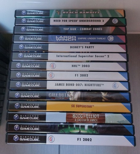 Lotto giochi gamecube - lotto, nr