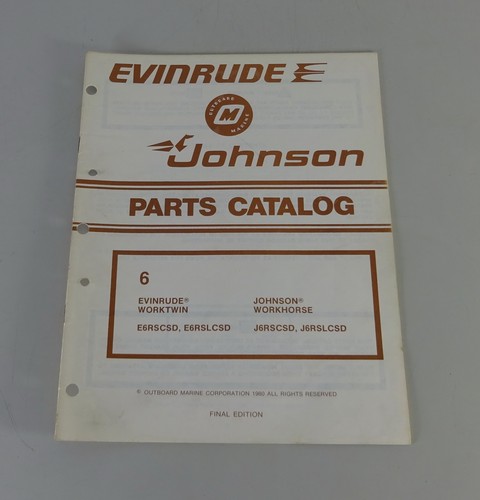Catalogo parti omc - johnson, /
