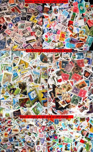 50x stamps per lot worldwide - 50x,