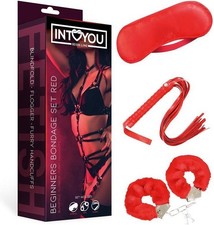 Set Bondage rosso maschera