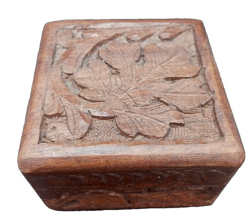 Scatola legno fatta - scatola, a
