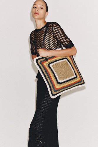 Borsa zara multicolore - borsa,