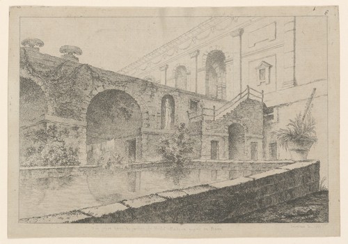 Hubert robert villa madama - robert,