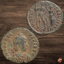 Bella moneta arcadius - bella, follis