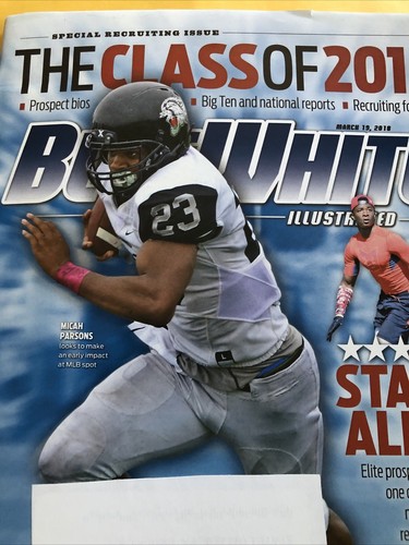 Blue white illustrated ncaa - blue,