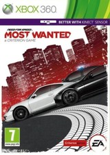 NEED FOR SPEED MOST WANTED XBOX 360 USATO OTTIME CONDIZIONI COPERTINA ENG