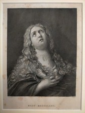 Incisione Antica Maria