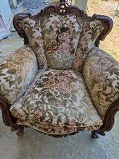 Poltrona Stile Barocco Anni 70 Luigi XV