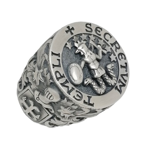 Anello uomo cavalieri templari - uomo,
