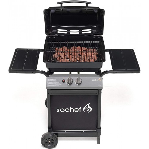 Barbecue gas con pietra - barbecue,